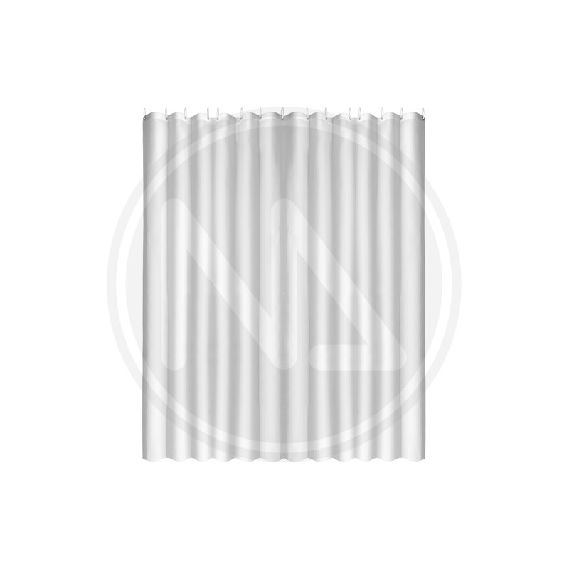 POLYESTER SHOWER CURTAIN "BIANCO OPACO" MAURER
