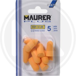 EAR PLUGS MAURER PLUS (cf. 5 paia)