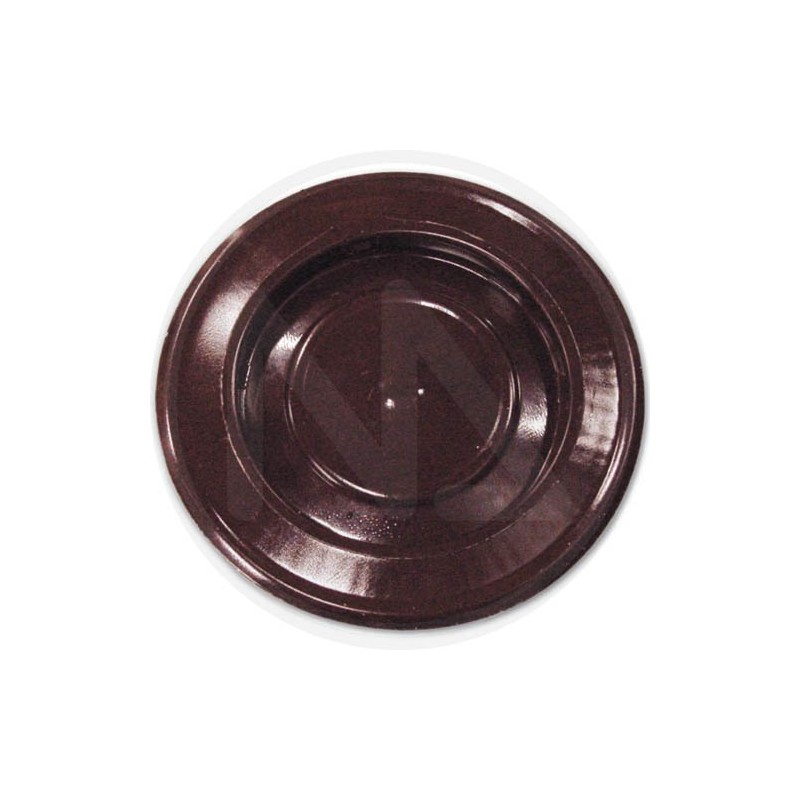 BROWN rose window for pipe with cover