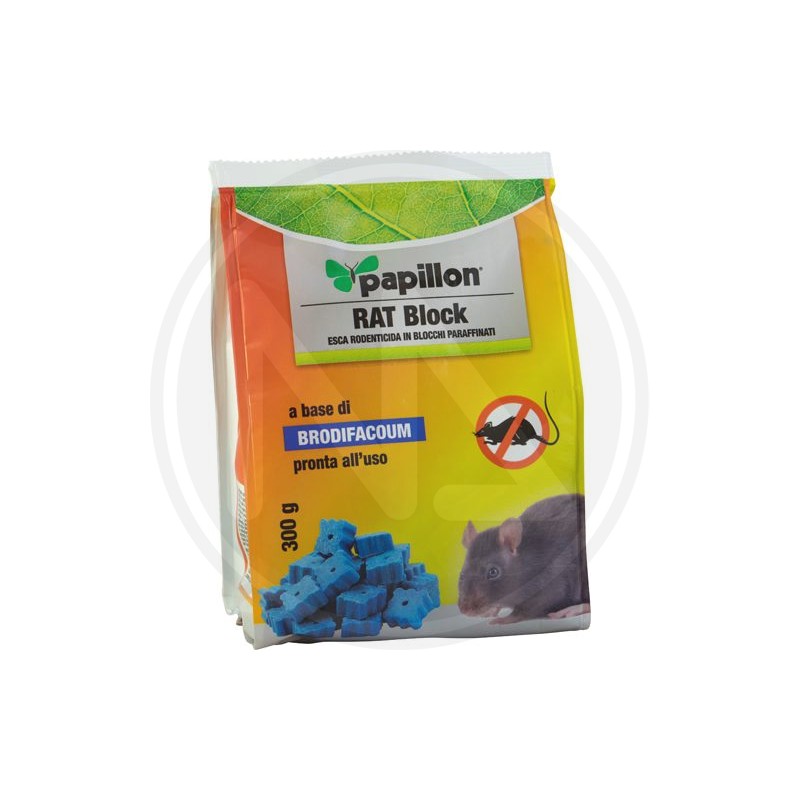 FRESH BAIT FOR MOUSES "RAT BLOCK " PAPILLON
