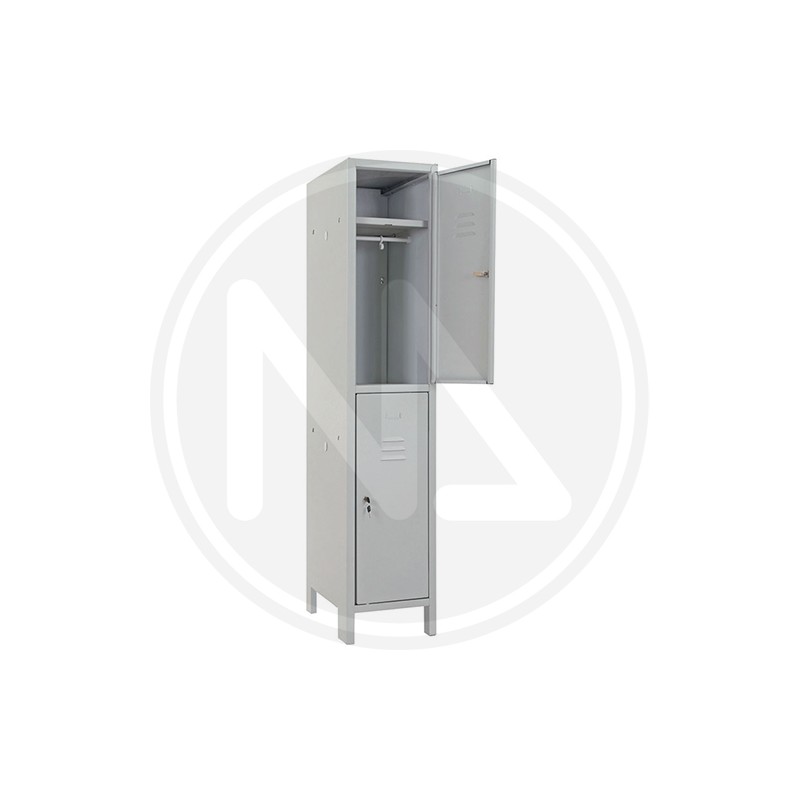 METAL CLOSET FOR CHANGING ROOM 2 VERTICAL SEATS