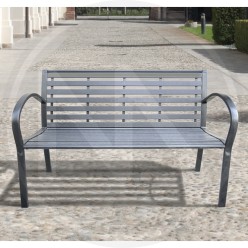 STEEL BENCH "TULSA" PAPILLON