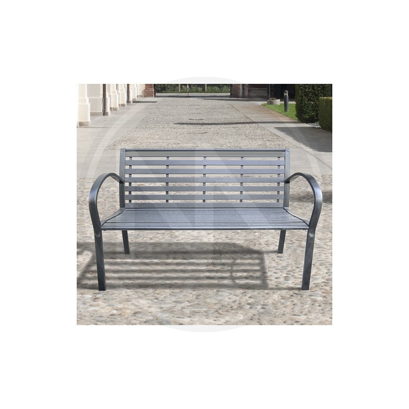 STEEL BENCH "TULSA" PAPILLON