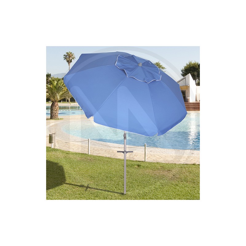 BEACH UMBRELLA POLY BLU' Ø 220 MM. PAPILLON