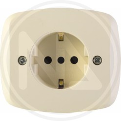 flush schuko socket "BASIC" MAURER