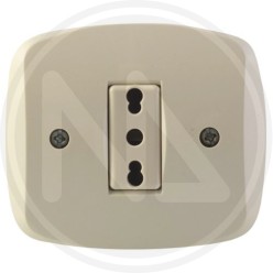 flush italian socket "BASIC" MAURER