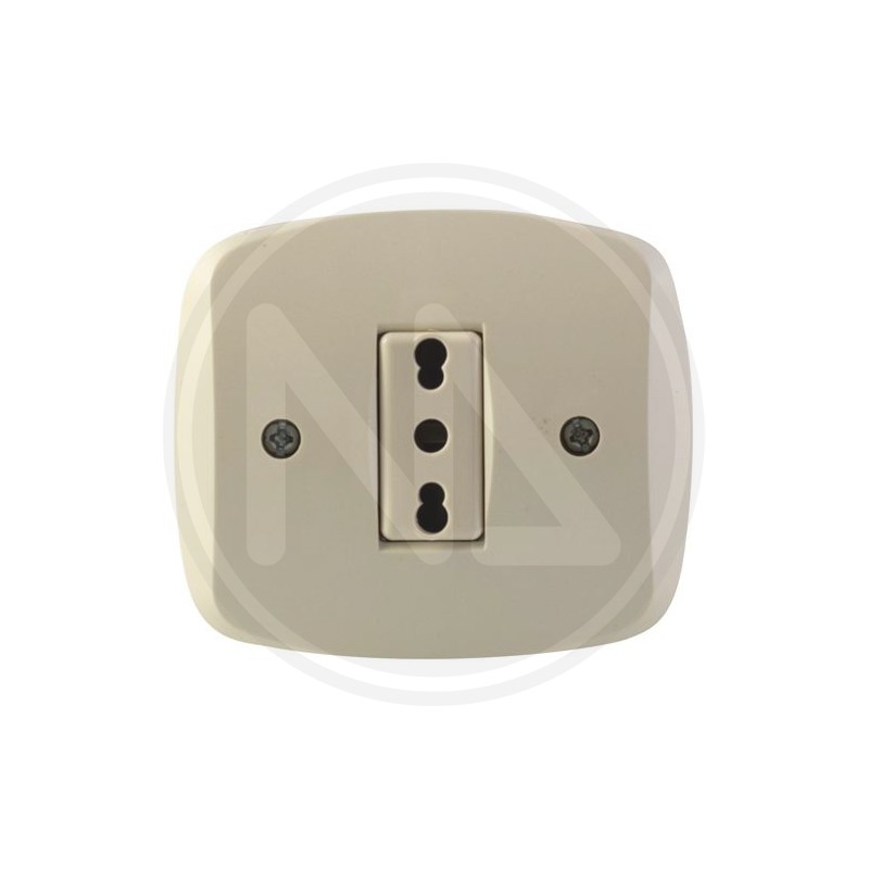 flush italian socket "BASIC" MAURER