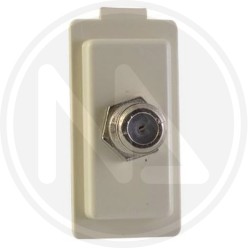 PRESA SAT-TV COASSIALE TIPO F LINEA MAGIC "BASIC" MAURER
