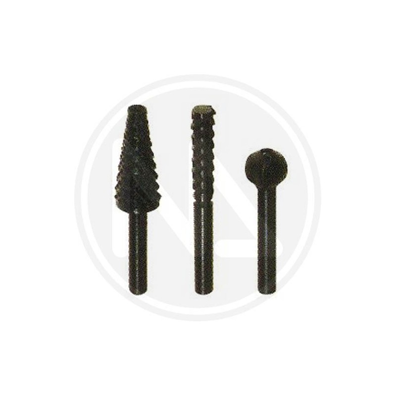 Rotary rasps  in set 3 pcs poggi
