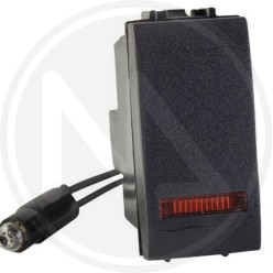 PULSANTE CAMPANELLO CON SPIA LIVING "PLUS" MAURER