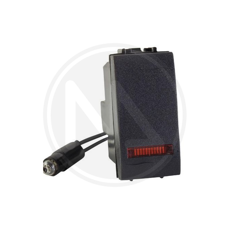 PULSANTE CAMPANELLO CON SPIA LIVING "PLUS" MAURER