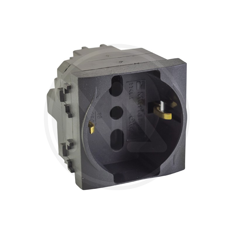 SAFETY SOCKET SCHUKO LIVING LINE "PLUS" MAURER