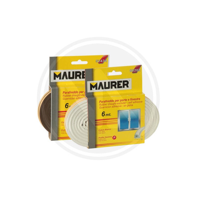 RUBBER Draught excluder 6 mt maurer