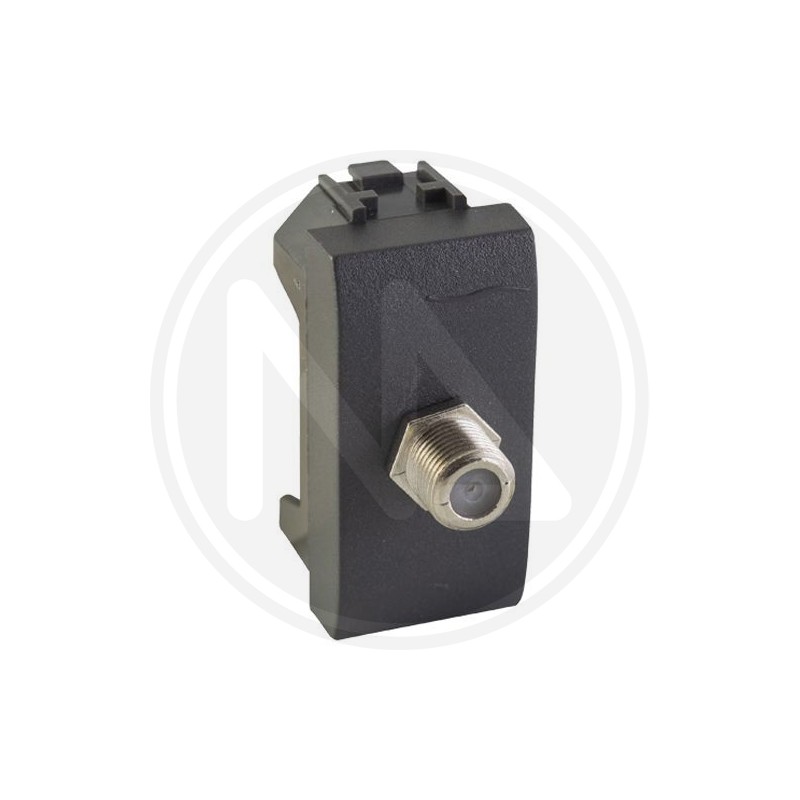 coaxial sat/tv f type socket living line "plus" MAURER