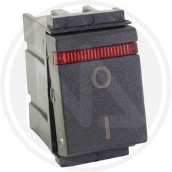 DOUBLE POLE ONE WAY SWITCHES with light LIVING LINE "STANDARD" MAURER