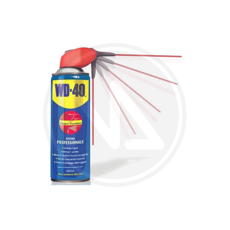 RELEASING LUBRICANT SPRAY "WD 40" 250+40 ML. ADJUSTABLE