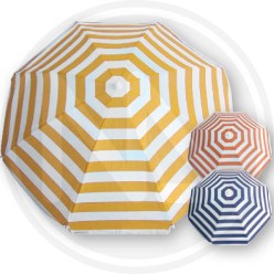 beach umbrella with fantasy stripes Ø 200 PAPILLON