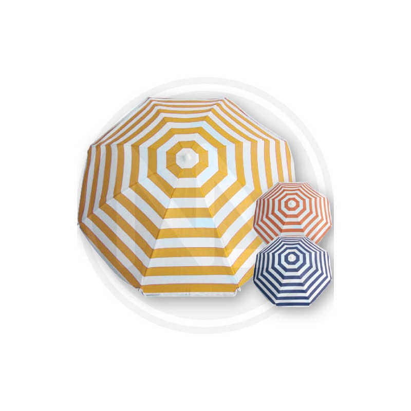 beach umbrella with fantasy stripes Ø 200 PAPILLON