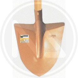 POINT TROP. STEeL SHOWEL WITH WOODEN HANDLE MAURER