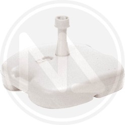 WHITE ABS base FOR umbrella PAPILLON