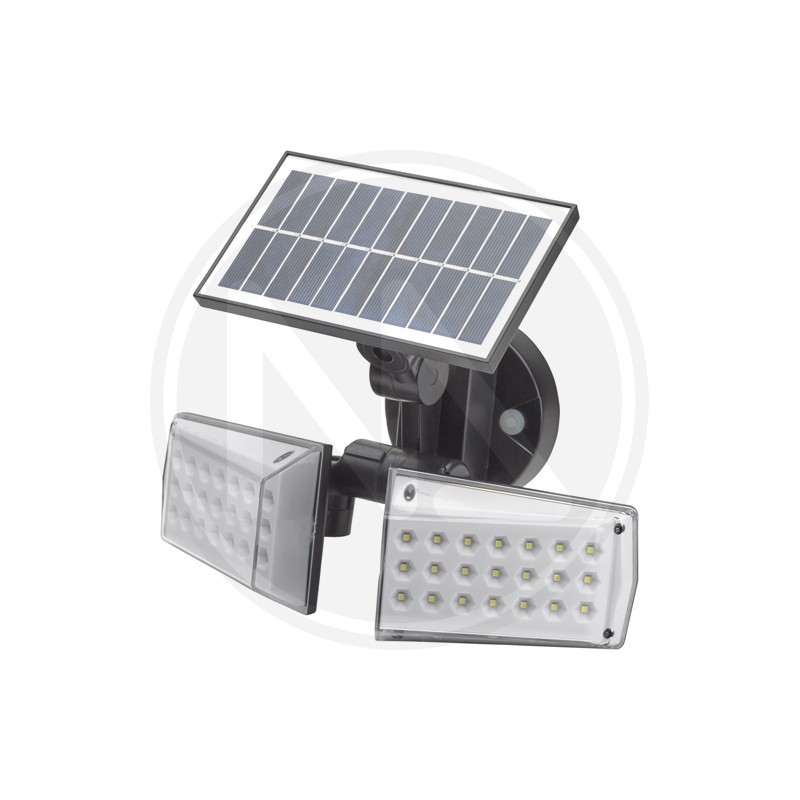 SOLAR LAMP with CREPUSCULAR SENSOR / movement 42 led MAURER