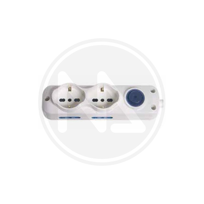 multisocket 2 shuko+2 outlet 2 places with inter. maurer