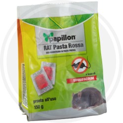 rodent past bait "rat PASTA ROSSA" papillon