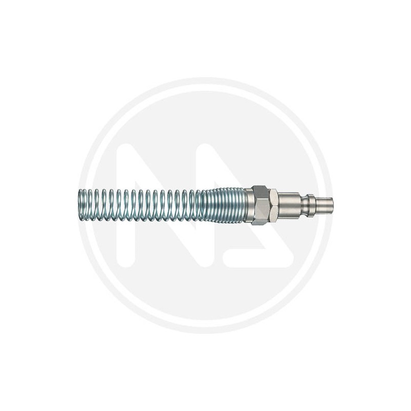 THREADED QUICK WITH SPIRAL SPRING AIR COMPRESSED