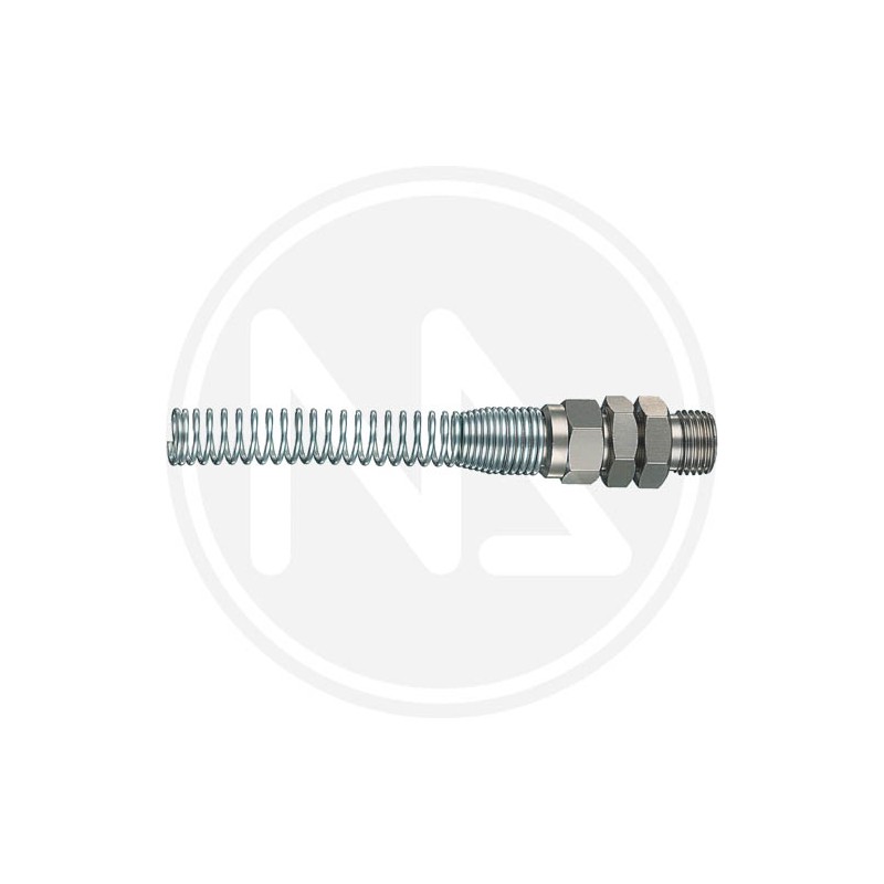 CONNECTION - MALE WITH SPIRAL SPRING AIR COMPRESSED
