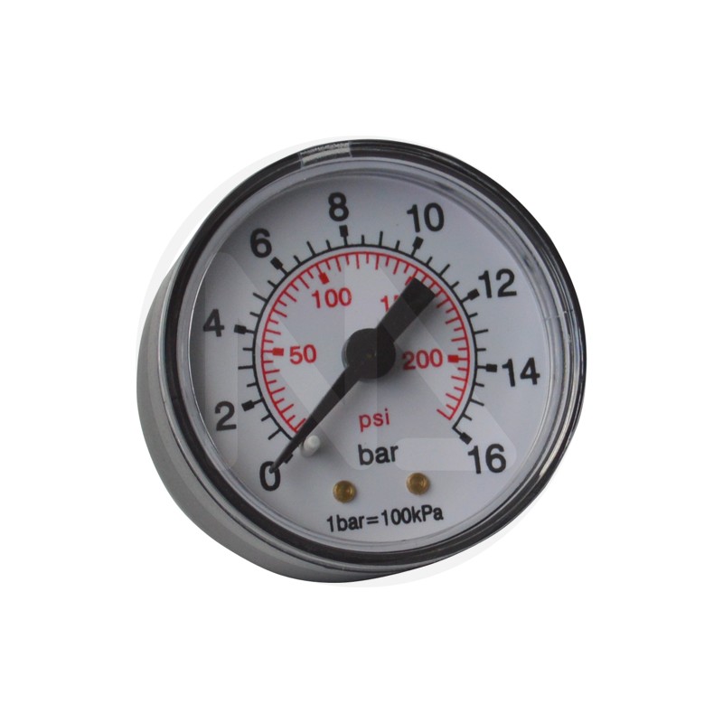 PRESSURE GAUGE "back" for air compressors