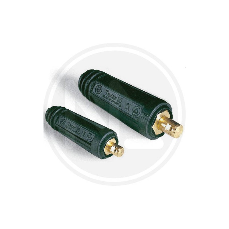 connector male for connection of welding cables sacit