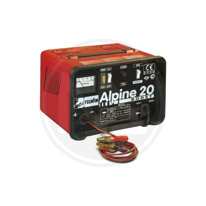 booster battery charger "alpine 20 boost" telwin