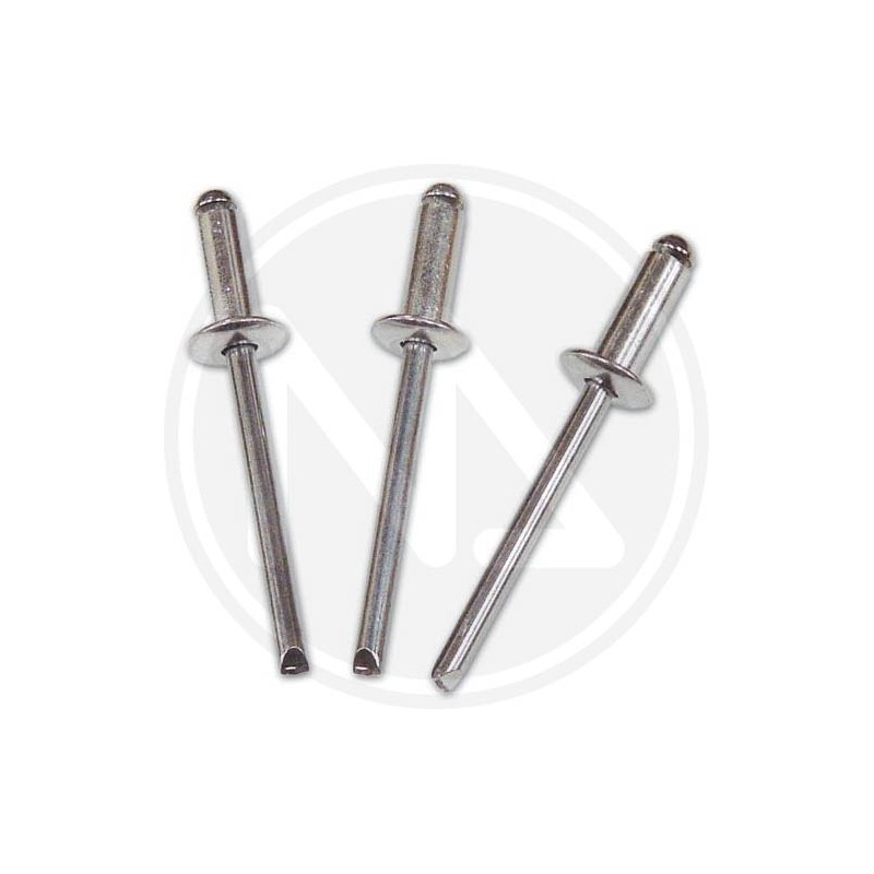 aluminium rivets 4,8 mm. far