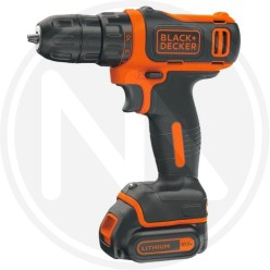 CORDLESS DRILL DRIVER WITH BATTERY "BDCDD12" B&D