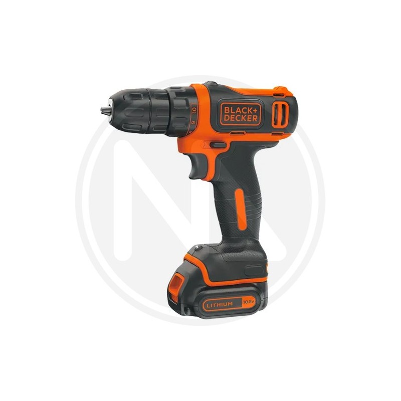 CORDLESS DRILL DRIVER WITH BATTERY "BDCDD12" B&D