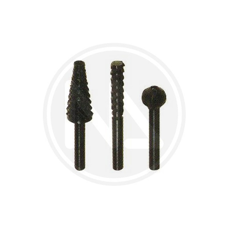Rotary rasps in set 3 pcs poggi