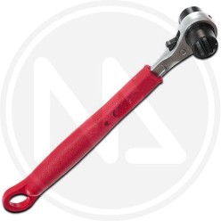 CHIAVE PER PONTEGGI A CRICCHETTO RIVESTITA PVC