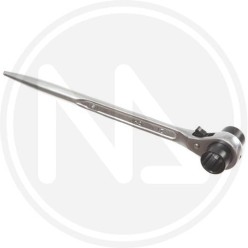 ZINC PLATED SCAFFOLDING WRENCH WITH RATCHET