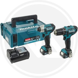 CORDLESS DRILL DRIVER WITH LITHIUM BATTERY "CLX228AJ" MAKITA