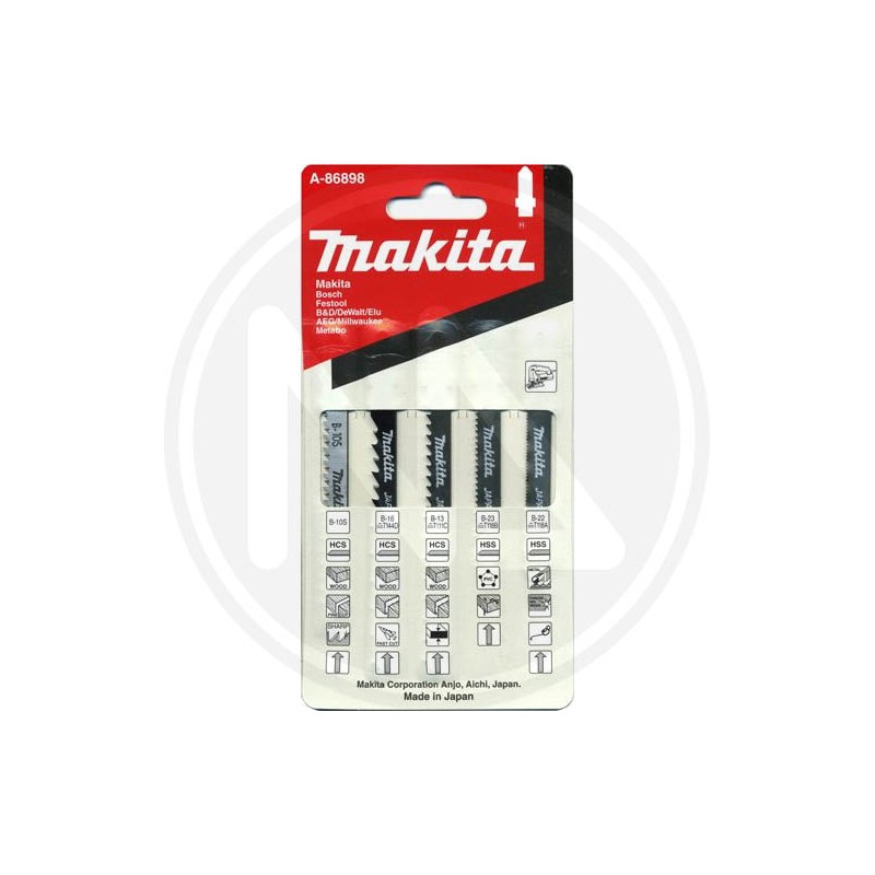 JIG SAW BLADES "A-86898" MAKITA