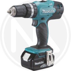 TRAPANO A PERCUSSIONE A BATTERIA LITIO "dHP 453RFE" MAKITA