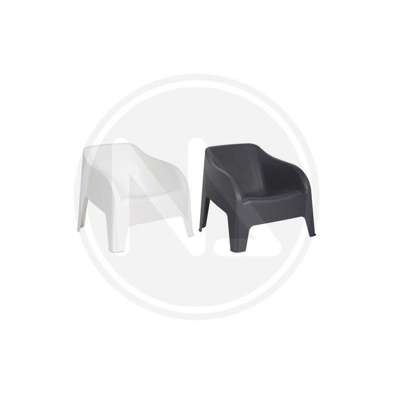 RESIN ARMCHAIR "POLIGNANO"