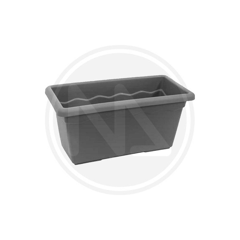 MAXI FLOWER RECTANGULAR POT antracite