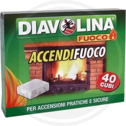 barbecue light fire diavolina 40 cube