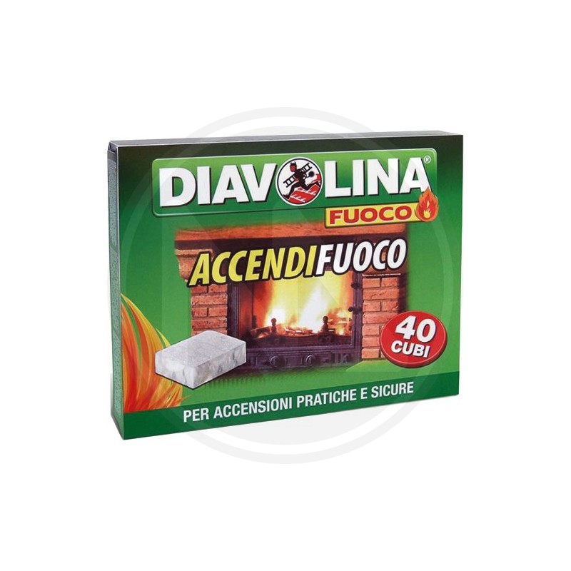 barbecue light fire diavolina 40 cube