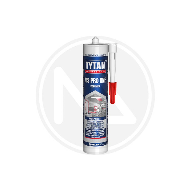 silicone sealant polymer "MS PRO ONE" TRANSPARENT TYTAN