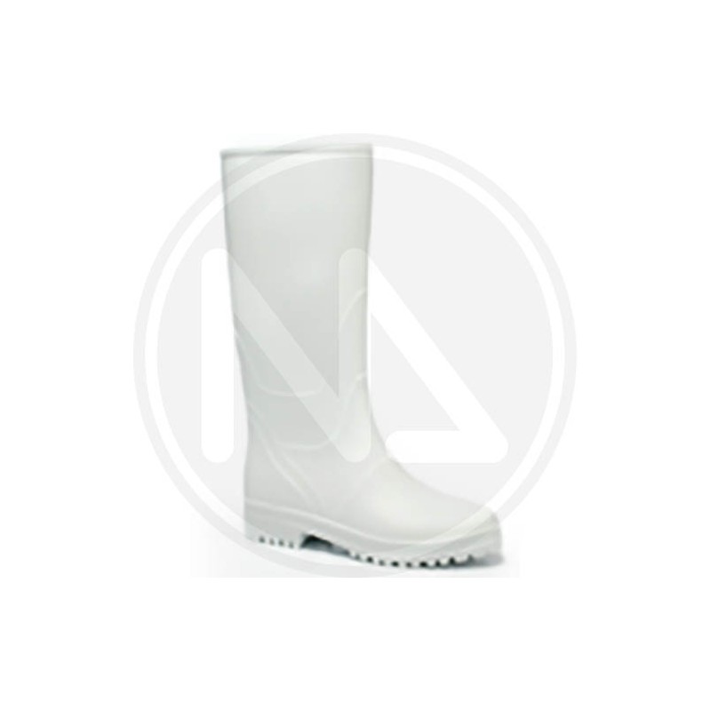 WHITE PVC KNEE BOOTS
