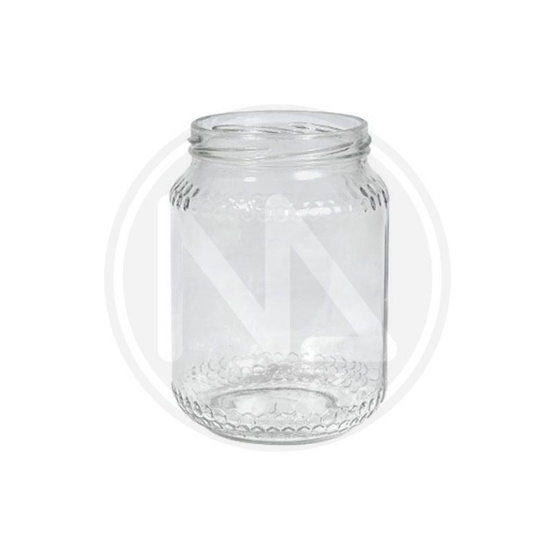 VASO IN VETRO PER MIELE "tipo miele"