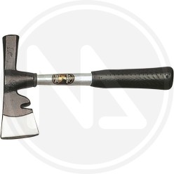 MULTIPURPOSE HATCHET STEEL AND RUBBER HANDLE