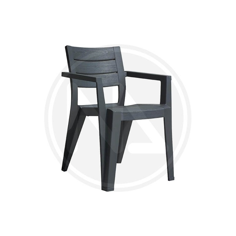 resin chair with armrests "JULIE CHAIR" KETER